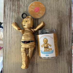 Scentsy Star Wars C-3PO buddy clip! New!
